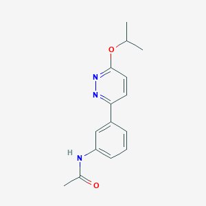 N-[3-(6-isopropoxy-3-pyridazinyl)phenyl]acetamide