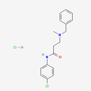 N~3~-benzyl-N~1~-(4-chlorophenyl)-N~3~-methyl-beta-alaninamide hydrochloride