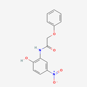 N-(2-hydroxy-5-nitrophenyl)-2-phenoxyacetamide