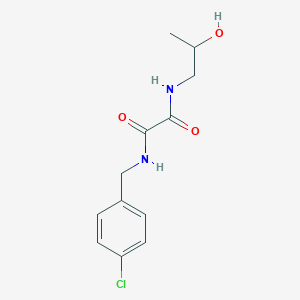 N-(4-chlorobenzyl)-N'-(2-hydroxypropyl)ethanediamide