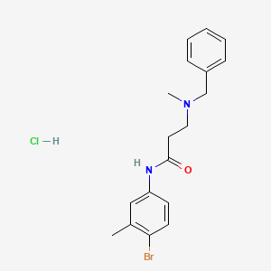 N~3~-benzyl-N~1~-(4-bromo-3-methylphenyl)-N~3~-methyl-beta-alaninamide hydrochloride