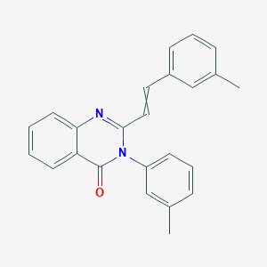 3-(3-Methylphenyl)-2-[2-(3-methylphenyl)ethenyl]quinazolin-4-one