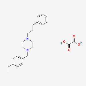 1-(4-ethylbenzyl)-4-(3-phenylpropyl)piperazine oxalate