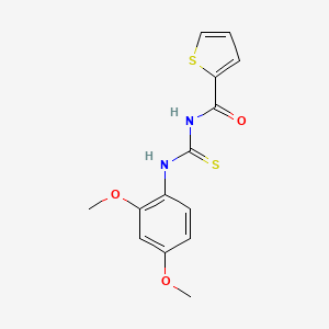 N-[(2,4-dimethoxyphenyl)carbamothioyl]thiophene-2-carboxamide