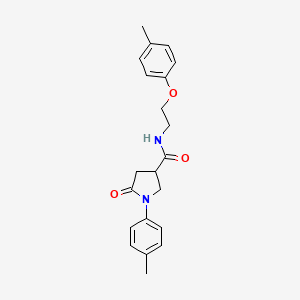 N-[2-(4-methylphenoxy)ethyl]-1-(4-methylphenyl)-5-oxopyrrolidine-3-carboxamide