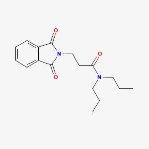 3-(1,3-dioxo-1,3-dihydro-2H-isoindol-2-yl)-N,N-dipropylpropanamide