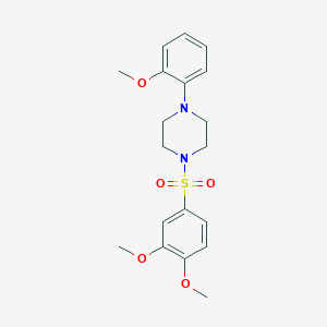 1-[(3,4-Dimethoxyphenyl)sulfonyl]-4-(2-methoxyphenyl)piperazine