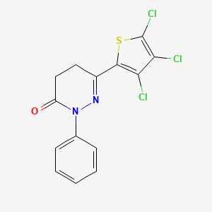 2-phenyl-6-(3,4,5-trichloro-2-thienyl)-4,5-dihydro-3(2H)-pyridazinone