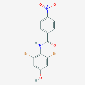 N-(2,6-dibromo-4-hydroxyphenyl)-4-nitrobenzamide