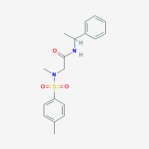 N~2~-methyl-N~2~-[(4-methylphenyl)sulfonyl]-N-(1-phenylethyl)glycinamide