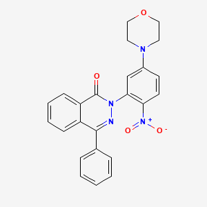 2-[5-(morpholin-4-yl)-2-nitrophenyl]-4-phenylphthalazin-1(2H)-one