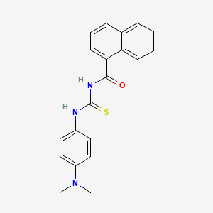 N-{[4-(dimethylamino)phenyl]carbamothioyl}naphthalene-1-carboxamide