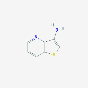 molecular formula C7H6N2S B039445 噻吩并[3,2-b]吡啶-3-胺 CAS No. 120208-33-5