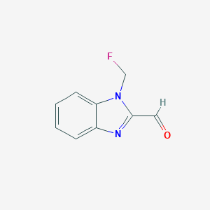 molecular formula C9H7FN2O B039446 1-(Fluoromethyl)-1H-benzo[d]imidazole-2-carbaldehyde CAS No. 118469-08-2