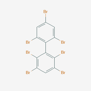molecular formula C12H3Br7 B039447 2,2',3,4',5,6,6'-Heptabromobiphenyl CAS No. 119264-58-3