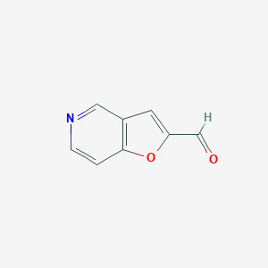 molecular formula C8H5NO2 B039450 呋喃[3,2-c]吡啶-2-甲醛 CAS No. 112372-07-3