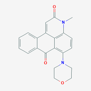 molecular formula C21H18N2O3 B394586 3-Methyl-6-morpholin-4-yl-3H-naphtho[1,2,3-de]quinoline-2,7-dione CAS No. 309277-07-4
