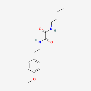 molecular formula C15H22N2O3 B3945921 N-butyl-N'-[2-(4-methoxyphenyl)ethyl]oxamide 