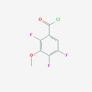 molecular formula C8H4ClF3O2 B039461 2,4,5-Trifluoro-3-methoxybenzoyl chloride CAS No. 112811-66-2