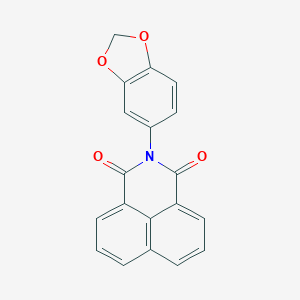 molecular formula C19H11NO4 B394670 2-(1,3-benzodioxol-5-yl)-1H-benzo[de]isoquinoline-1,3(2H)-dione 