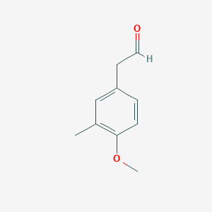 B039472 (4-Methoxy-3-methylphenyl)acetaldehyde CAS No. 122333-97-5