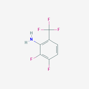 molecular formula C7H4F5N B039473 2,3-二氟-6-(三氟甲基)苯胺 CAS No. 124185-34-8
