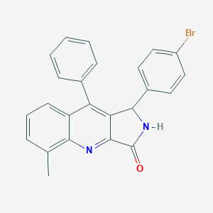 1-(4-bromophenyl)-5-methyl-9-phenyl-1,2-dihydro-3H-pyrrolo[3,4-b]quinolin-3-one