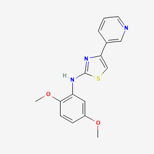 N-(2,5-dimethoxyphenyl)-4-pyridin-3-yl-1,3-thiazol-2-amine