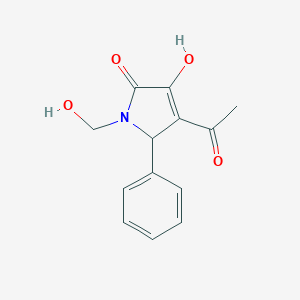 4-acetyl-3-hydroxy-1-(hydroxymethyl)-5-phenyl-1,5-dihydro-2H-pyrrol-2-one