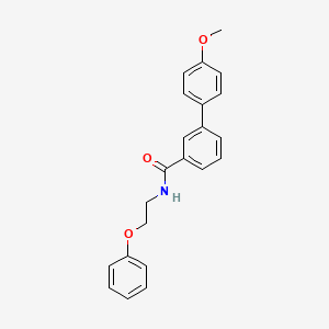 4'-methoxy-N-(2-phenoxyethyl)biphenyl-3-carboxamide