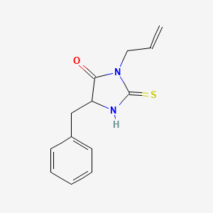 molecular formula C13H14N2OS B3947553 3-allyl-5-benzyl-2-thioxo-4-imidazolidinone 