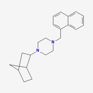 1-(Bicyclo[2.2.1]hept-2-yl)-4-(naphthalen-1-ylmethyl)piperazine