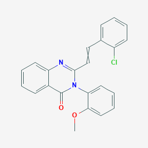 2-[2-(2-Chlorophenyl)ethenyl]-3-(2-methoxyphenyl)quinazolin-4-one