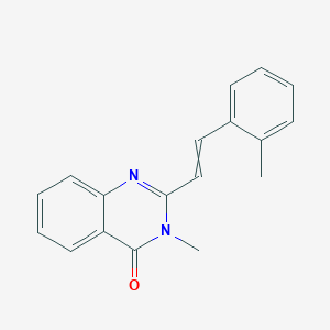 3-methyl-2-[2-(2-methylphenyl)vinyl]-4(3H)-quinazolinone