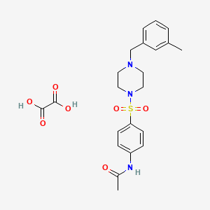 N-(4-{[4-(3-methylbenzyl)-1-piperazinyl]sulfonyl}phenyl)acetamide oxalate