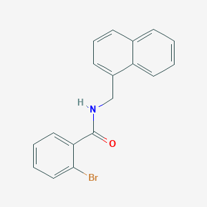 molecular formula C18H14BrNO B394807 2-Bromo-N-(1-naphthylmethyl)benzamide 