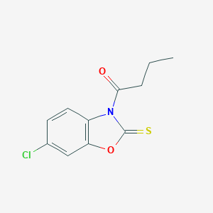 1-(6-Chloro-2-thioxo-2,3-dihydrobenzo[d][1,3]oxazol-3-yl)-1-butanone