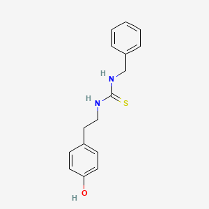 1-Benzyl-3-[2-(4-hydroxyphenyl)ethyl]thiourea