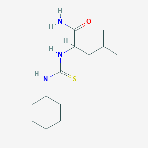 N~2~-[(cyclohexylamino)carbonothioyl]leucinamide