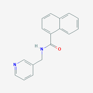 molecular formula C17H14N2O B394839 N-(pyridin-3-ylmethyl)naphthalene-1-carboxamide CAS No. 331838-06-3