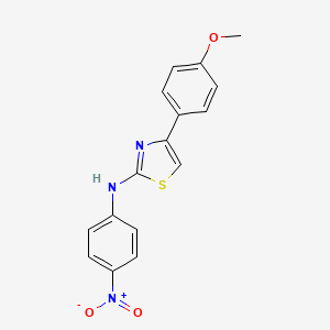 4-(4-methoxyphenyl)-N-(4-nitrophenyl)-1,3-thiazol-2-amine