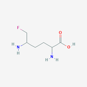 molecular formula C6H13FN2O2 B039485 5-Fluoromethylornithine CAS No. 116292-10-5