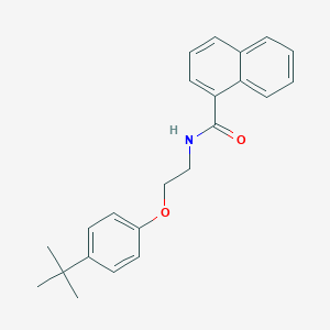 molecular formula C23H25NO2 B394852 N-[2-(4-tert-butylphenoxy)ethyl]-1-naphthamide 