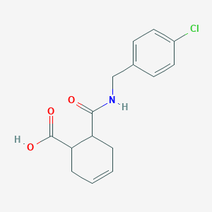 6-{[(4-CHLOROPHENYL)METHYL]CARBAMOYL}CYCLOHEX-3-ENE-1-CARBOXYLIC ACID