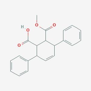 6-(methoxycarbonyl)-2,5-diphenyl-3-cyclohexene-1-carboxylic acid