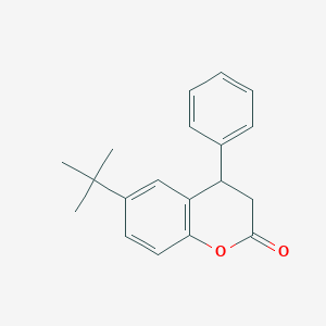 molecular formula C19H20O2 B394861 6-Tert-butyl-4-phenylchroman-2-one 