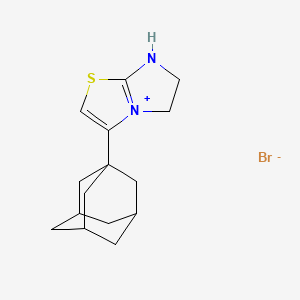 3-(1-adamantyl)-6,7-dihydro-5H-imidazo[2,1-b][1,3]thiazol-4-ium bromide