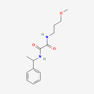 N-(3-methoxypropyl)-N'-(1-phenylethyl)ethanediamide