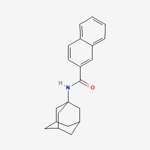 molecular formula C21H23NO B3948835 N-(1-adamantyl)naphthalene-2-carboxamide 