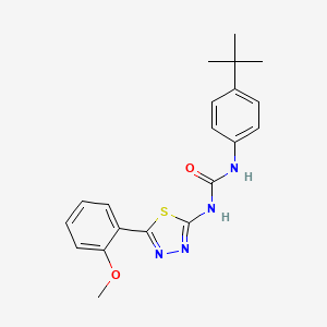 N-(4-tert-butylphenyl)-N'-[5-(2-methoxyphenyl)-1,3,4-thiadiazol-2-yl]urea